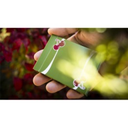 Cherry Casino (Sahara Green) Playing Cards by Pure Imagination Projects