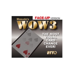 WOW 3 Face-Up (Gimmick and Online Instructions) by Katsuya Masuda