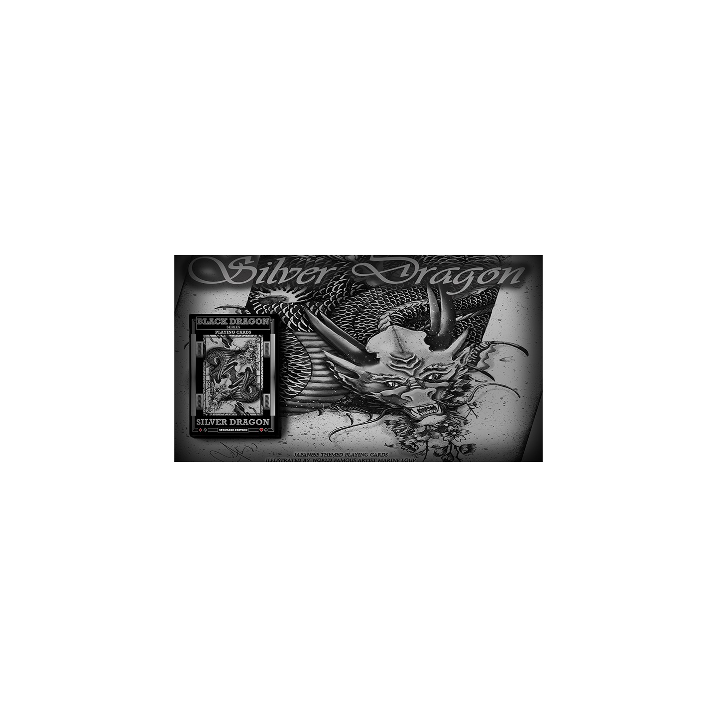 Silver Dragon (Standard Edition) Playing Cards by Craig Maidment