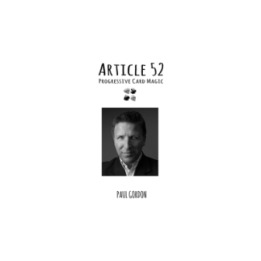 Article 52 by Paul Gordon - Book