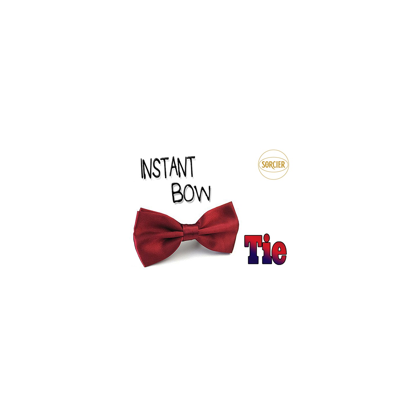 Instant Bow Tie (Red) by Sorcier Magic