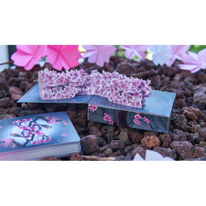 Sakura Renaissance 3D Pop-up Moonlight Edition Playing Cards