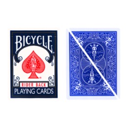 Split Pop Eyed Popper Deck Bicycle (Blue)