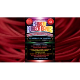 Joe Rindfleisch's SIZE 16 Rainbow Rubber Bands (Joe Rindfleisch - Red Pack) by Joe Rindfleisch