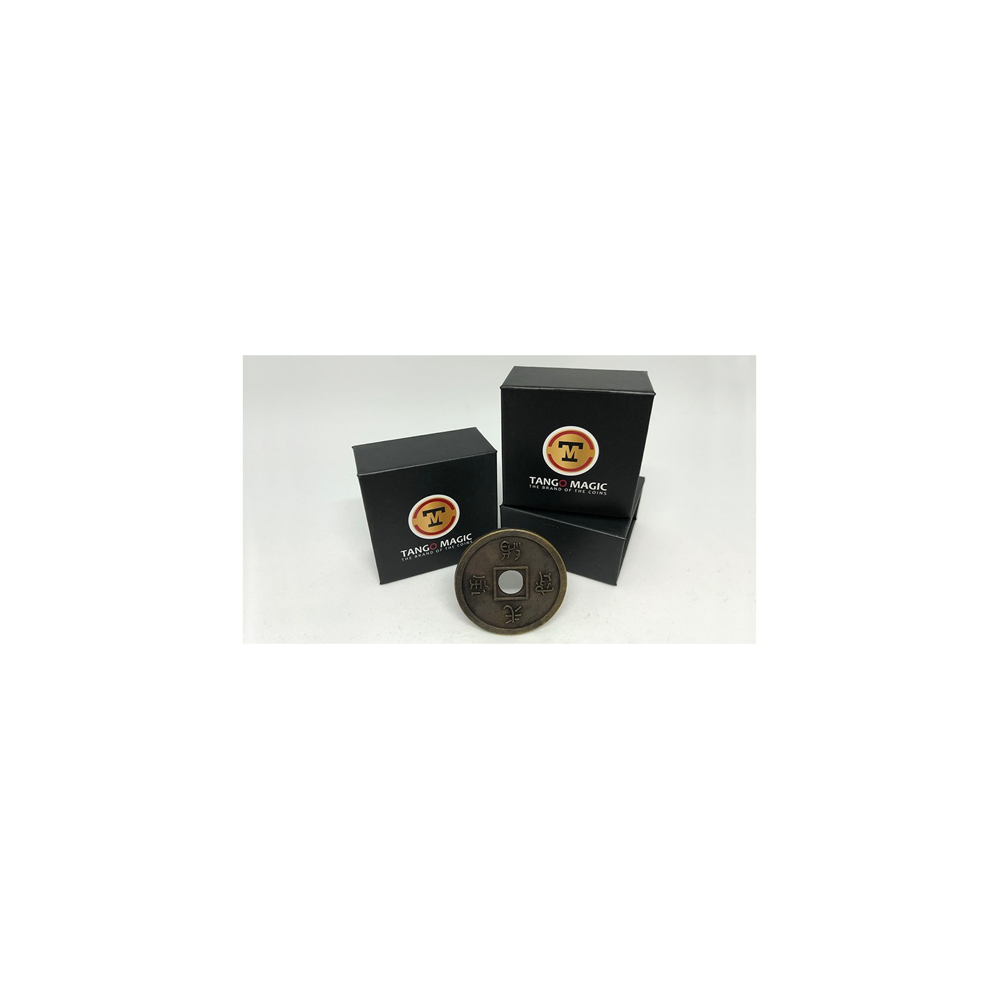 Dollar Size Chinese Coin (Brass) by Tango (CH033)
