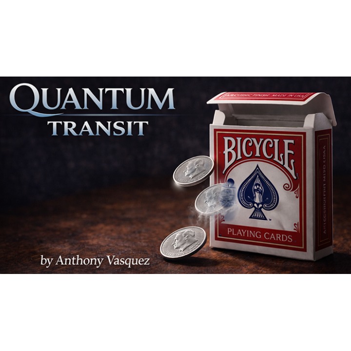 Quantum Transit (Red) by Anthony Vasquez