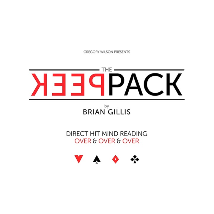 Gregory Wilson Presents The Peek Pack by Brian Gillis (Gimmicks and Online Instructions)