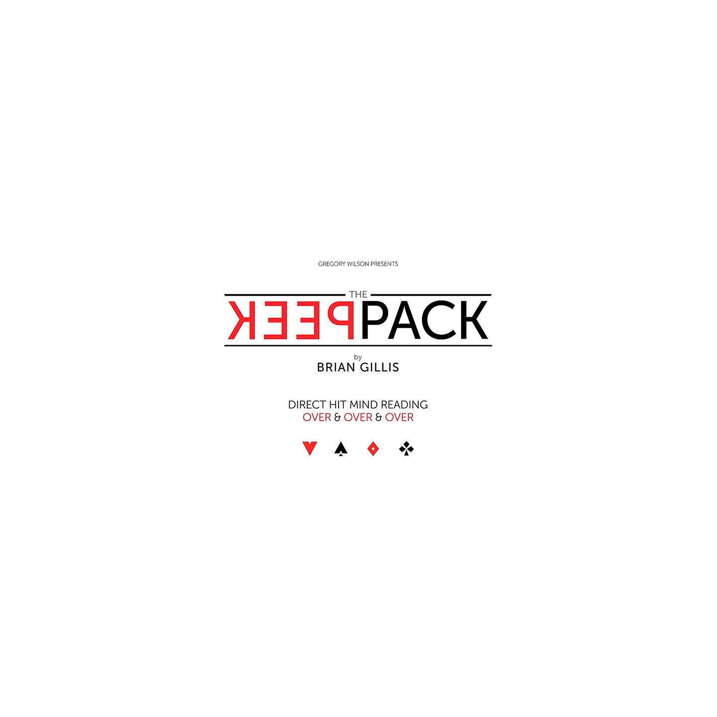 Gregory Wilson Presents The Peek Pack by Brian Gillis (Gimmicks and Online Instructions)