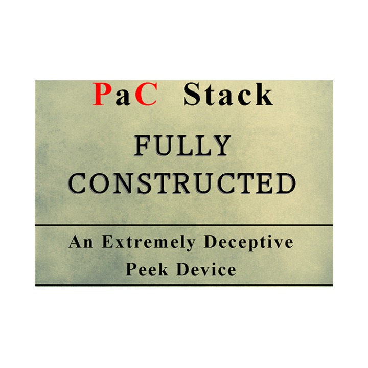 PaC Stack: Fully Constructed (Gimmicks and Online Instructions) by Paul Carnazzo
