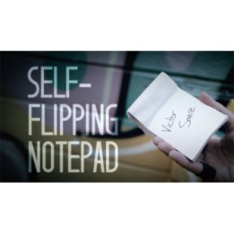 Self-Flipping Notepad (DVD and Gimmick) by Victor Sanz - DVD