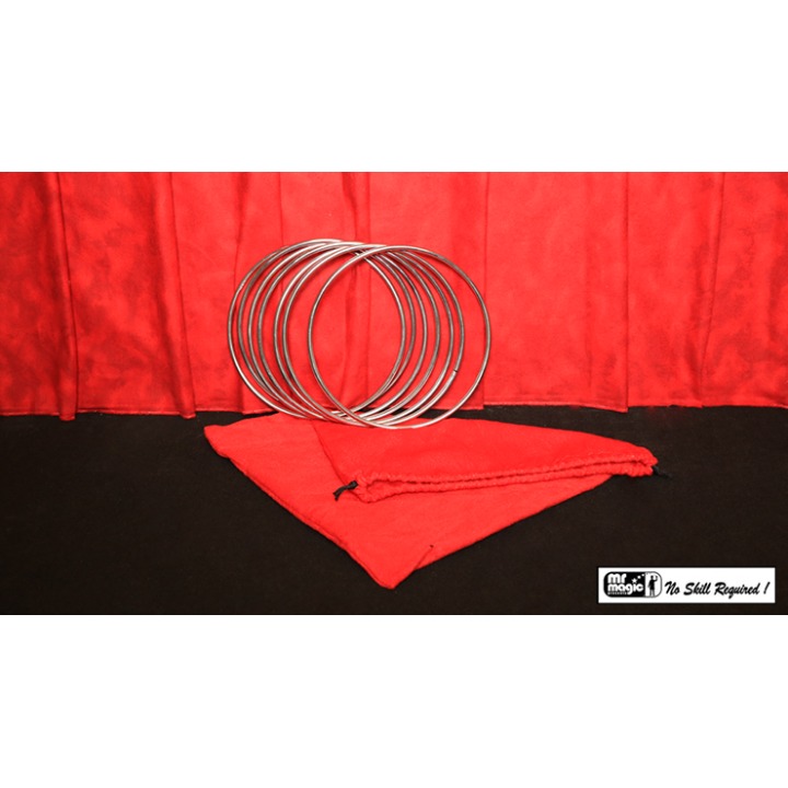 8" Linking Rings SS (7 Rings) by Mr. Magic