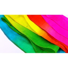 Rainbow Silk Fountain Streamer by Yan Yan Ma and Magiclism