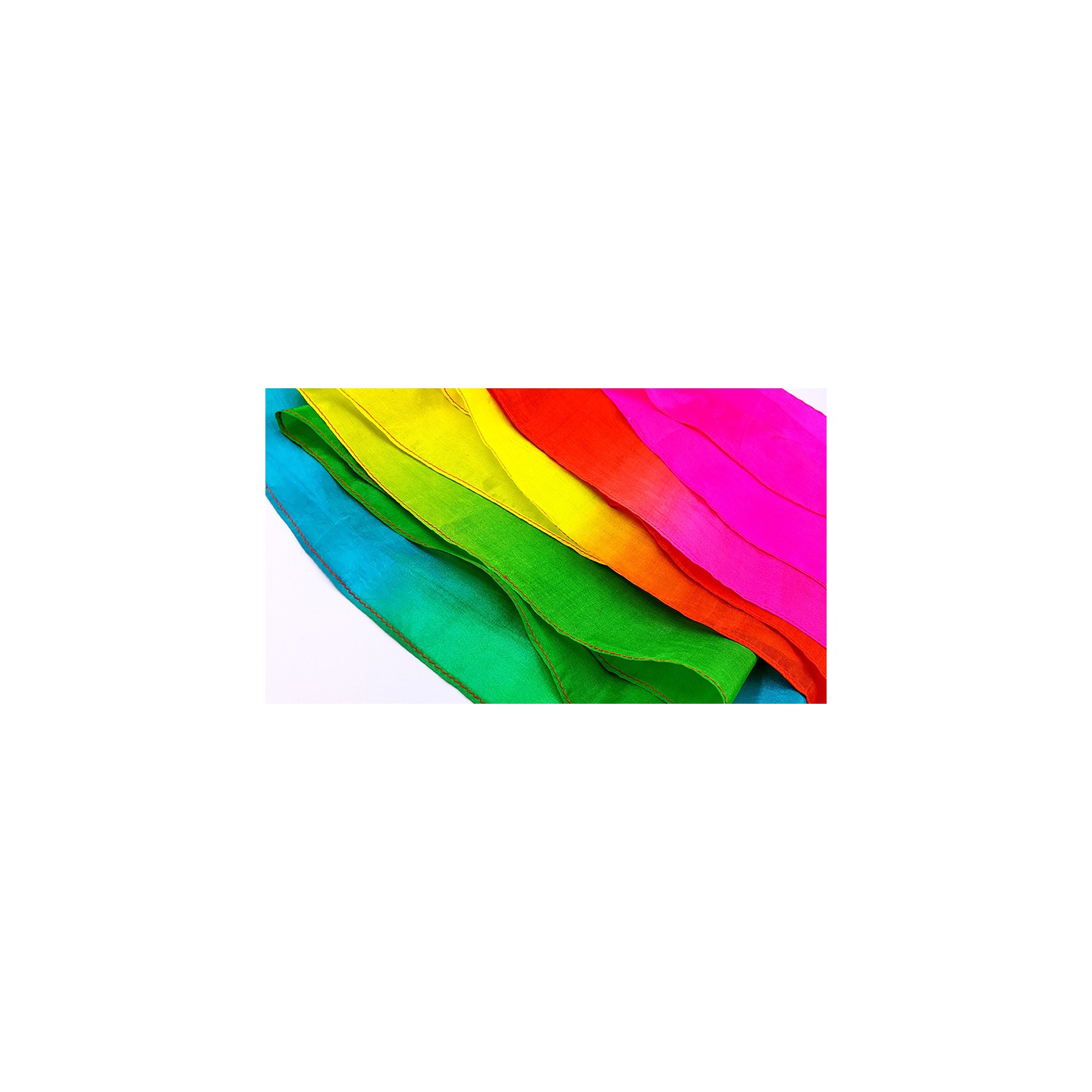 Rainbow Silk Fountain Streamer by Yan Yan Ma and Magiclism