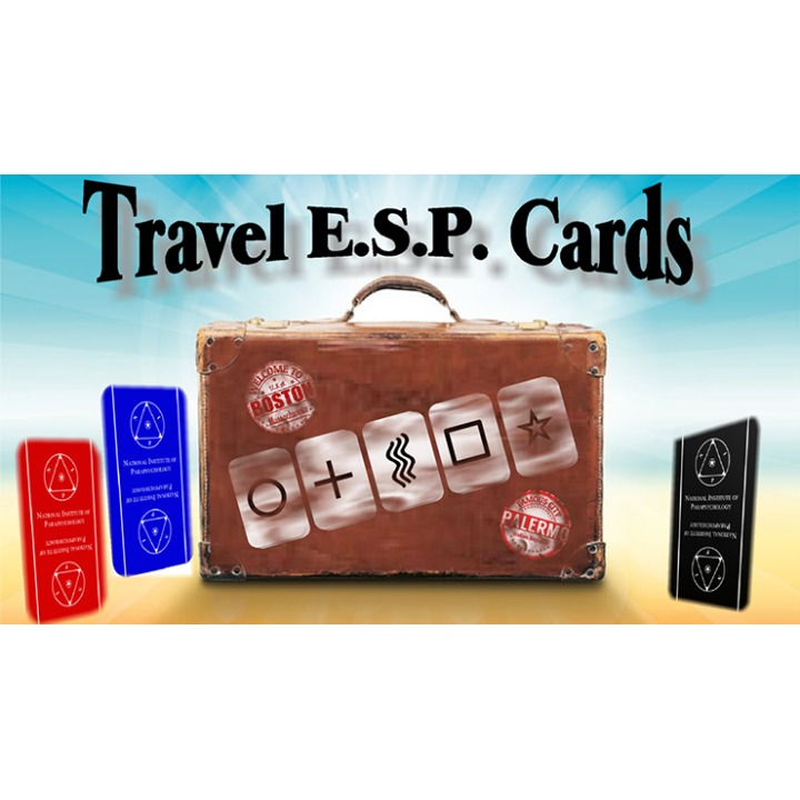 Travel ESP Cards Black (Gimmicks and Online Instructions) by Paul Carnazzo