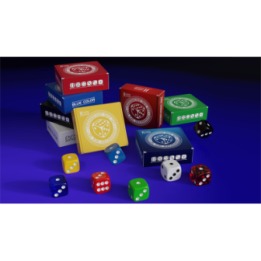 Regular Dice Set (9 Normal Dice) by IARVEL Magic (Black)