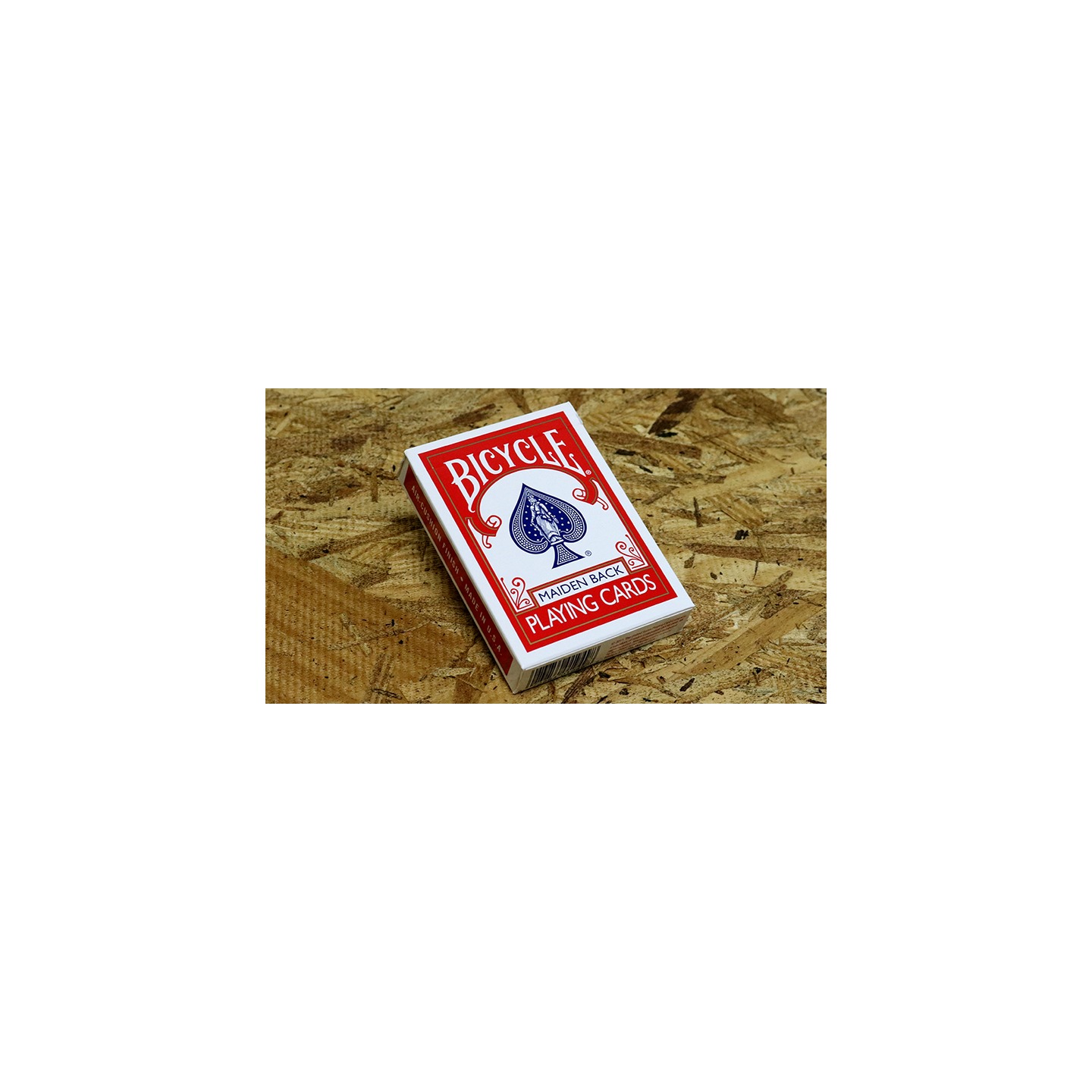 Bicycle Maiden Back (Red) by US Playing Card Co