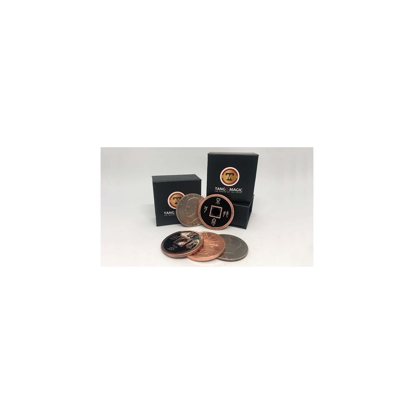 Dollar Size Silver Copper Chinese Transposition (CH023) by Tango Magic