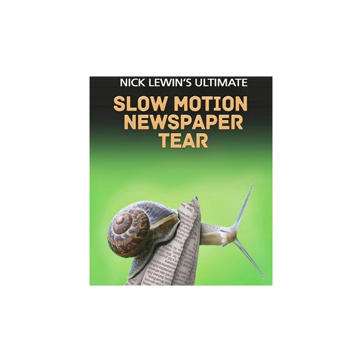Nick Lewin's Ultimate Slow Motion Newspaper Tear - DVD