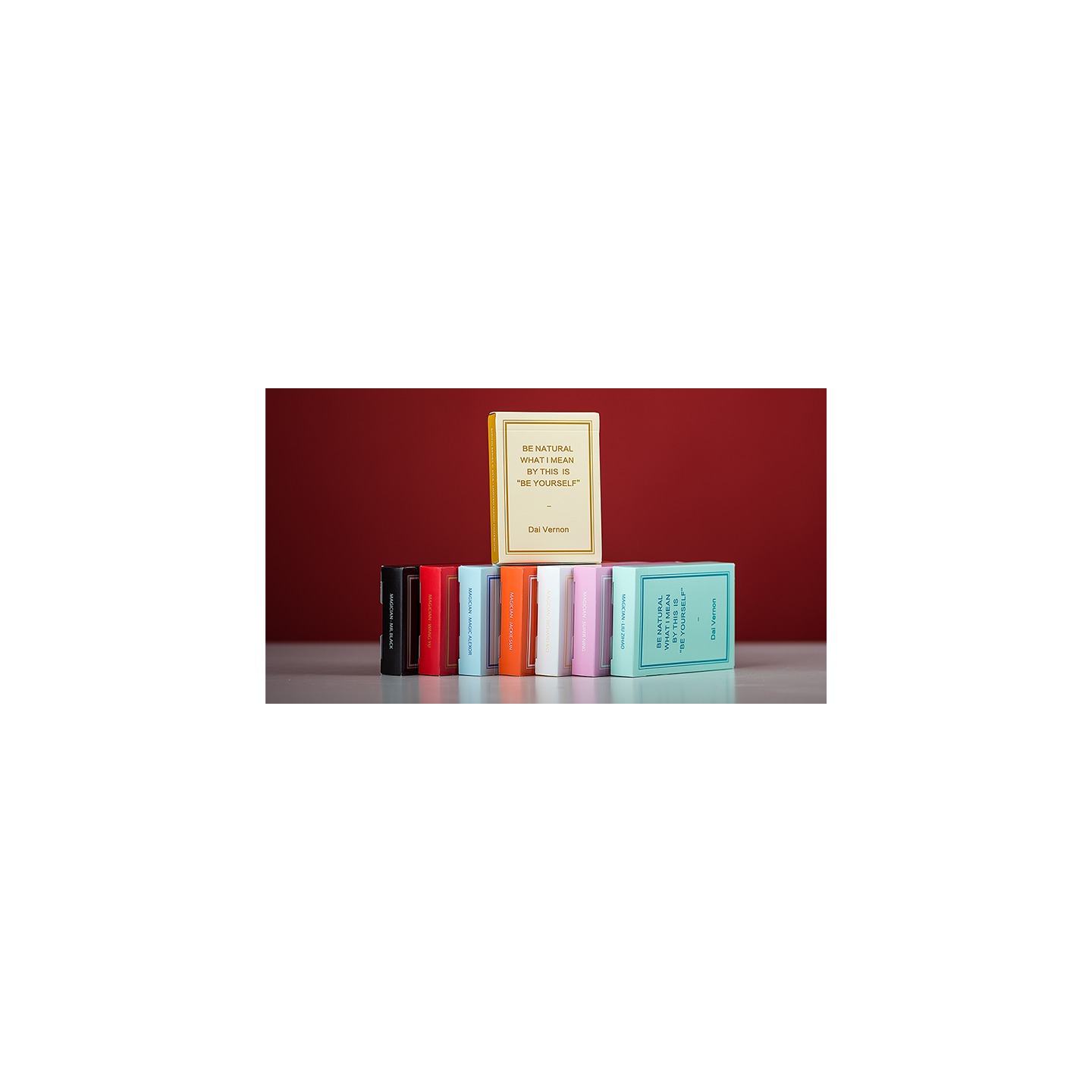 Magic Notebook Deck - Limited Edition (Champagne) by The Bocopo Playing Card Company