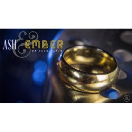 Ash and Ember Gold Curved Size 13 (2 Rings) by Zach Heath