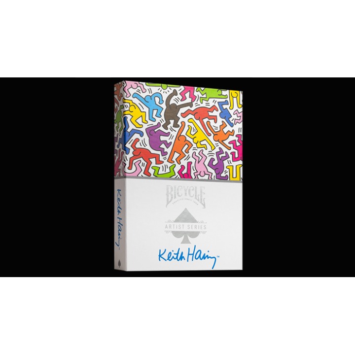 Bicycle Keith Haring (Box Set Red and Blue) Playing Cars by US Playing Cards