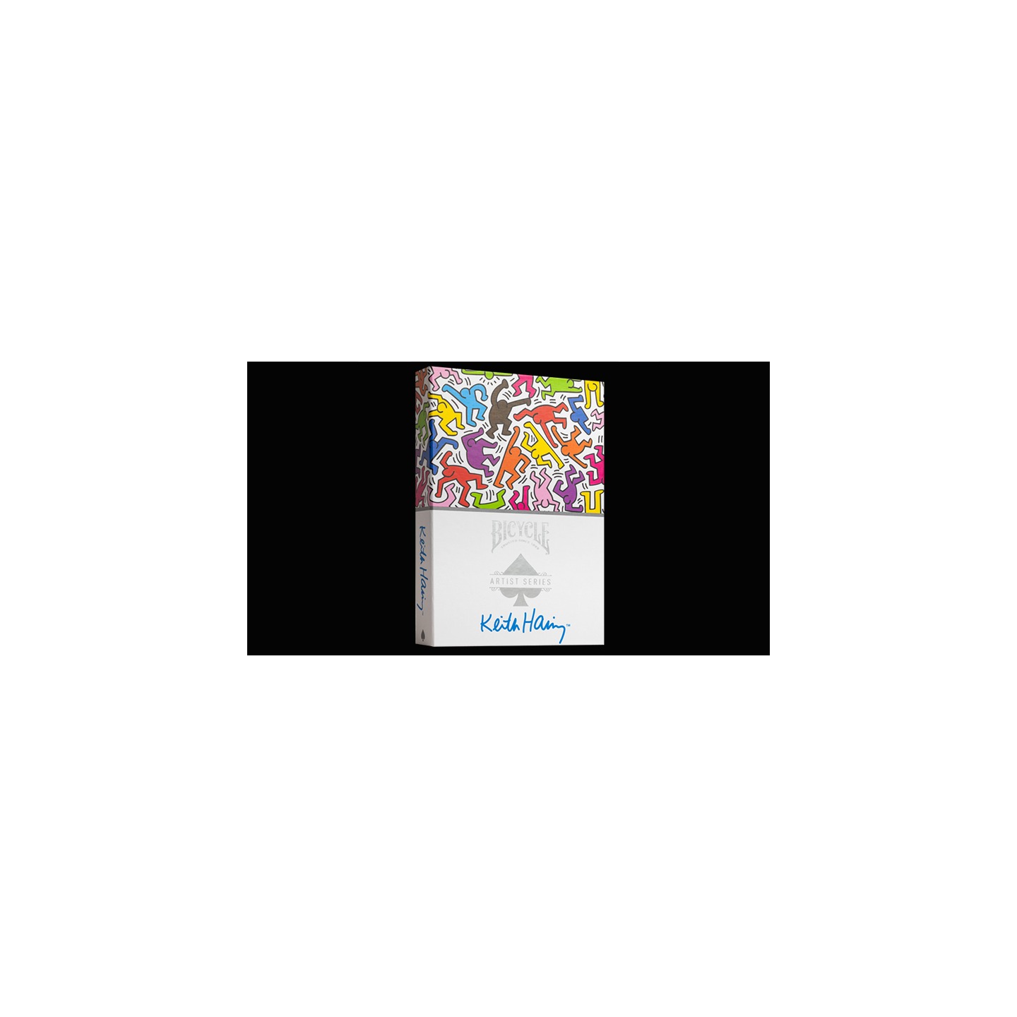 Bicycle Keith Haring (Box Set Red and Blue) Playing Cars by US Playing Cards