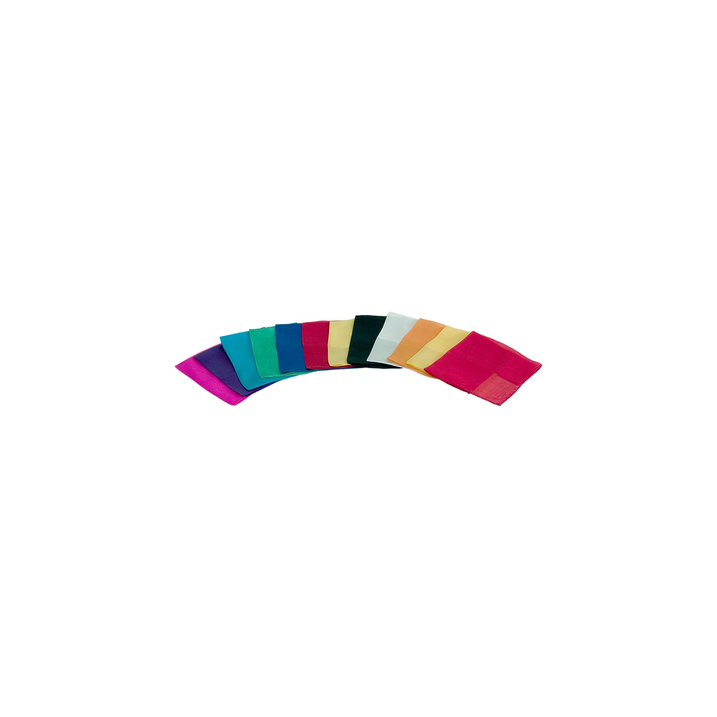 Silks 12 inch 12 Pack (Assorted) Magic by Gosh