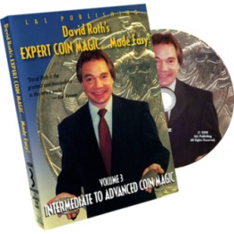 David Roth's Expert Coin Magic Made Easy Vol 3 (Intermediate to Advanced) - DVD