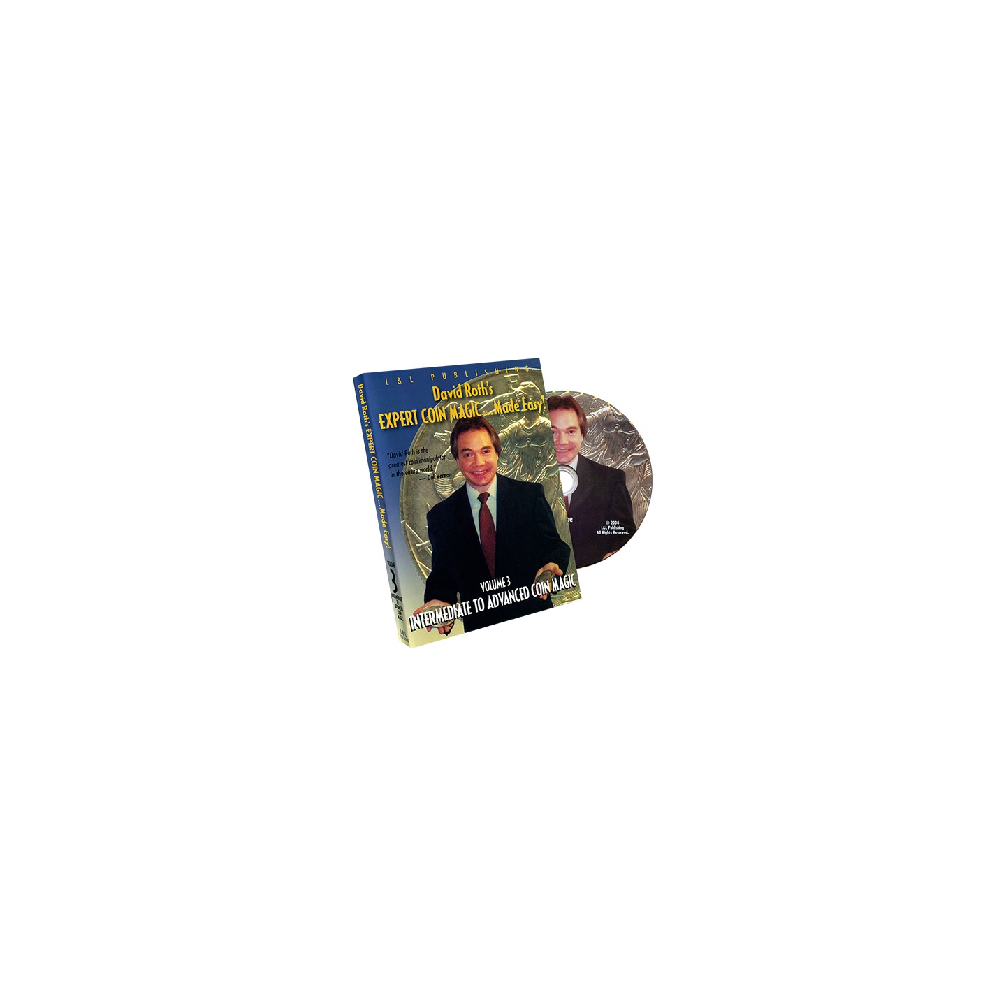 David Roth's Expert Coin Magic Made Easy Vol 3 (Intermediate to Advanced) - DVD