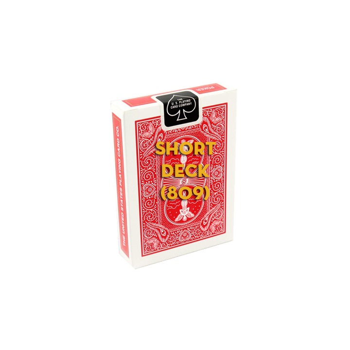 Short Bicycle Mandolin Deck 809 (Red)