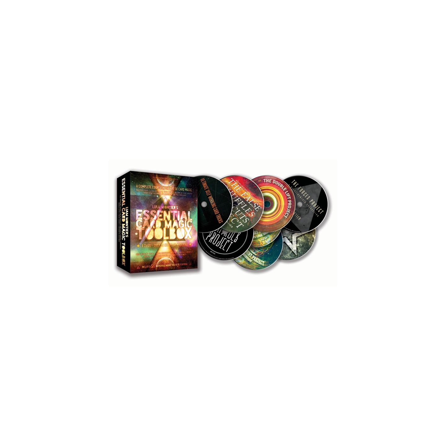 BIGBLINDMEDIA Presents Liam Montier's Essential Card Magic Toolbox (8 DVD set) - DVD