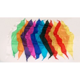 Diamond Cut Silk 18 inch 12 Pack (Assorted) Magic by Gosh