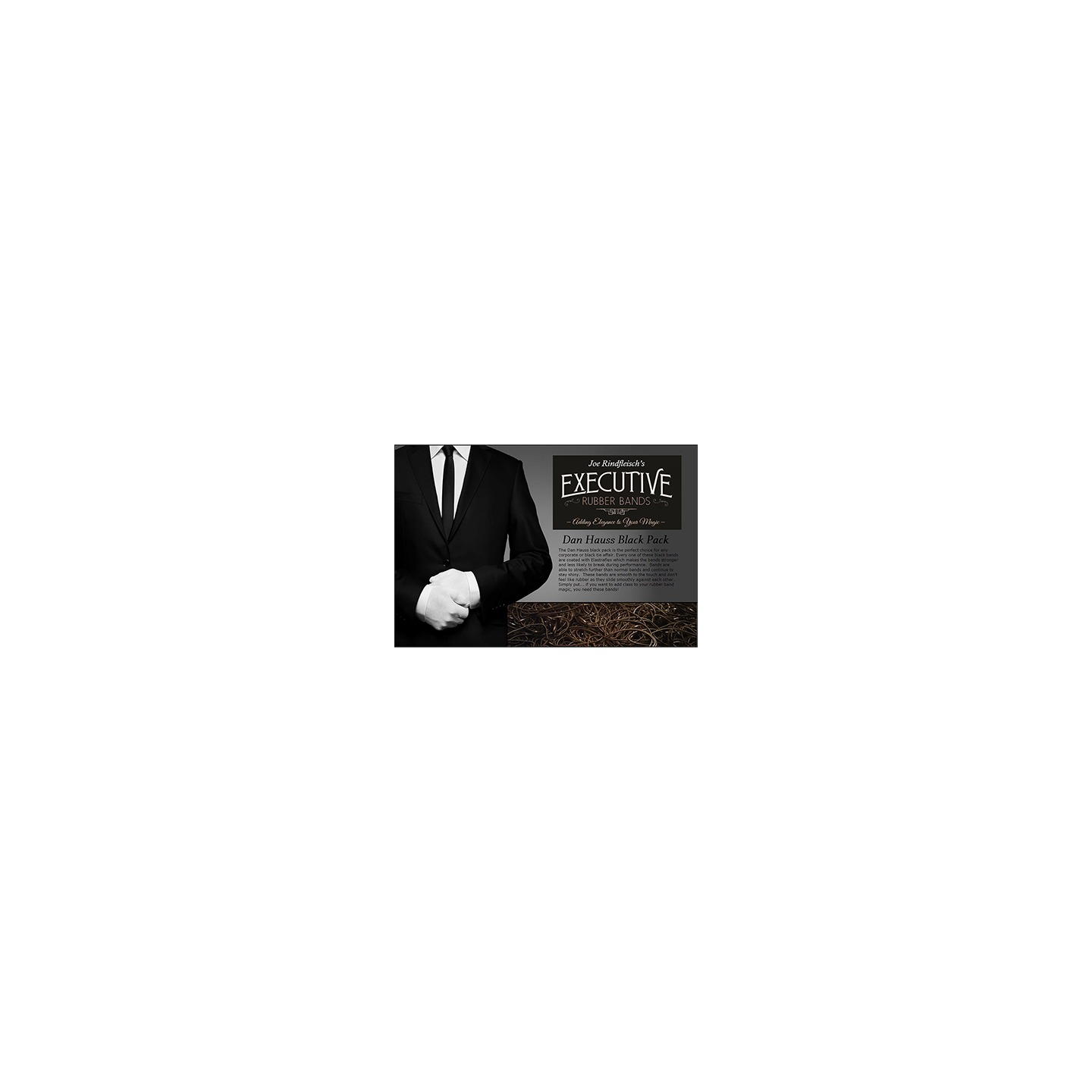 Joe Rindfleisch's Executive Rubber Bands (Dan Hauss - Black Pack) by Joe Rindfleisch