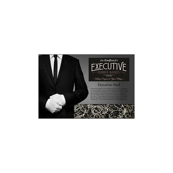 Joe Rindfleisch's Executive Rubber Bands (B&W Combo) by Joe Rindfleisch