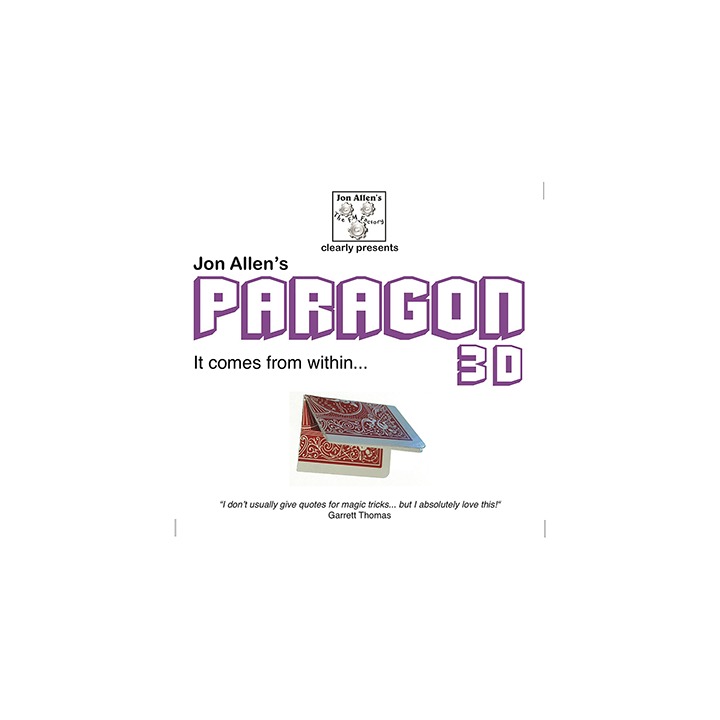 Paragon 3D (DVD and Gimmick) by Jon Allen