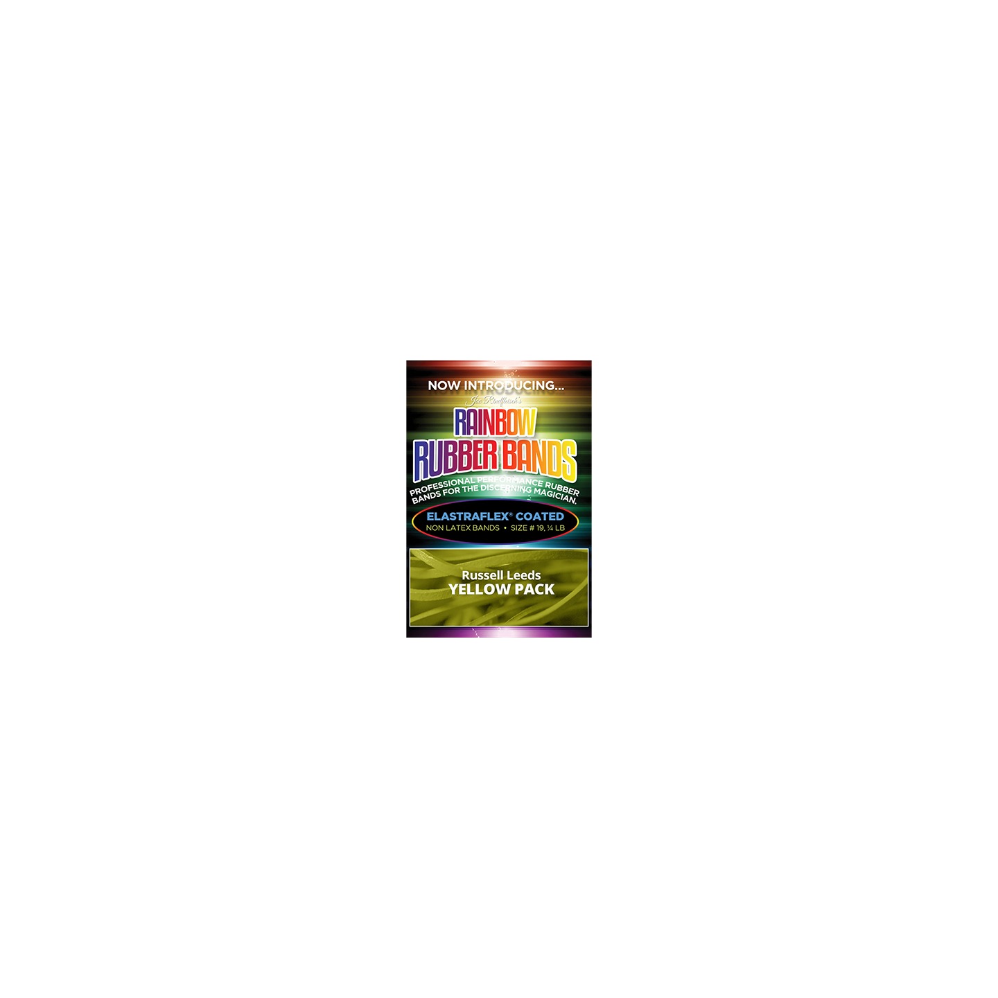 Joe Rindfleisch's Rainbow Rubber Bands (Russell Leeds -Yellow ) by Joe Rindfleisch