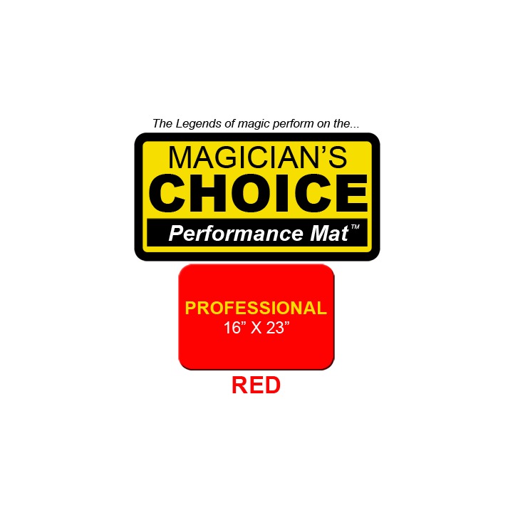 Professional Close-Up Mat (Red - 16x23) by Ronjo