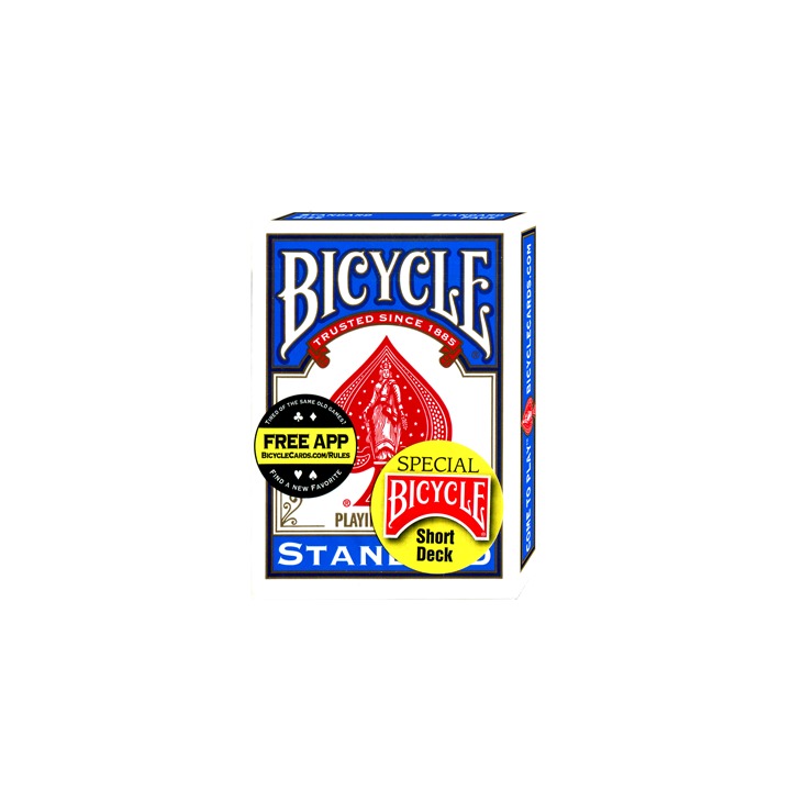 Bicycle Short Deck (Blue) by US Playing Card Co.