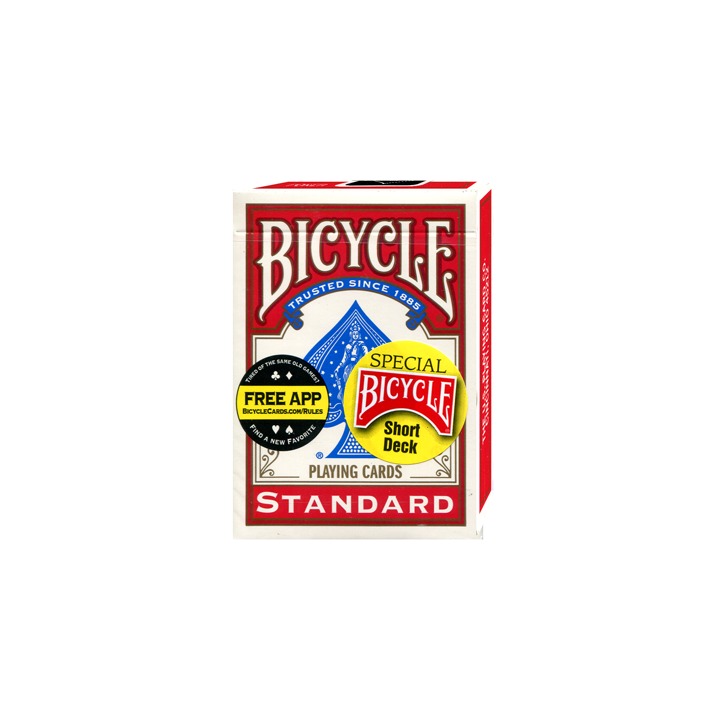 Bicycle Short Deck (Red) by US Playing Card Co.