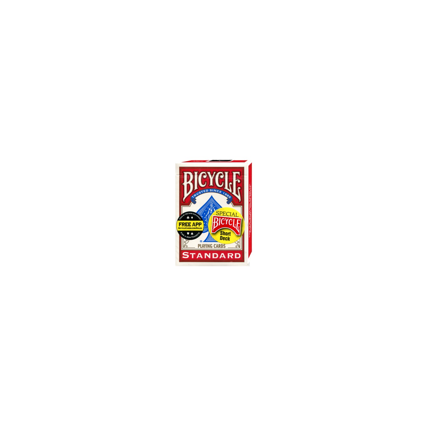 Bicycle Short Deck (Red) by US Playing Card Co.