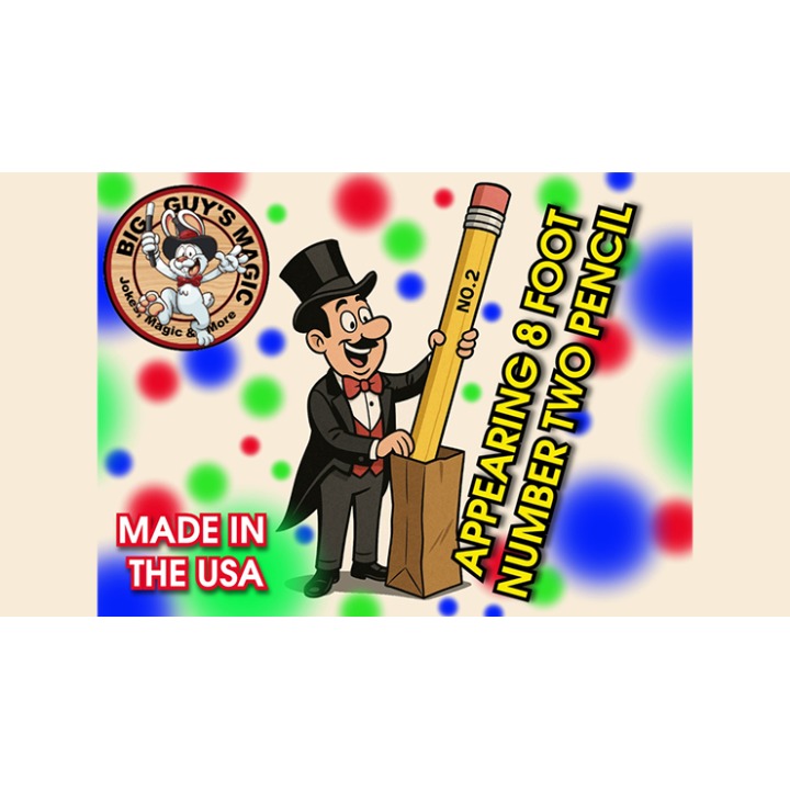 Appearing number two pencil- 8 Foot by Big Guys Magic