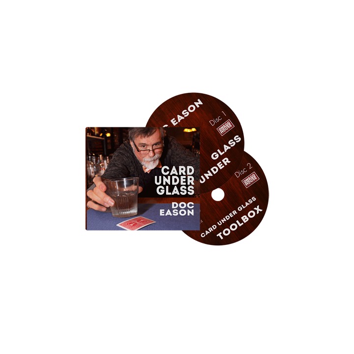 Doc Eason Card Under Glass (2 DVD set) by Kozmomagic - DVD
