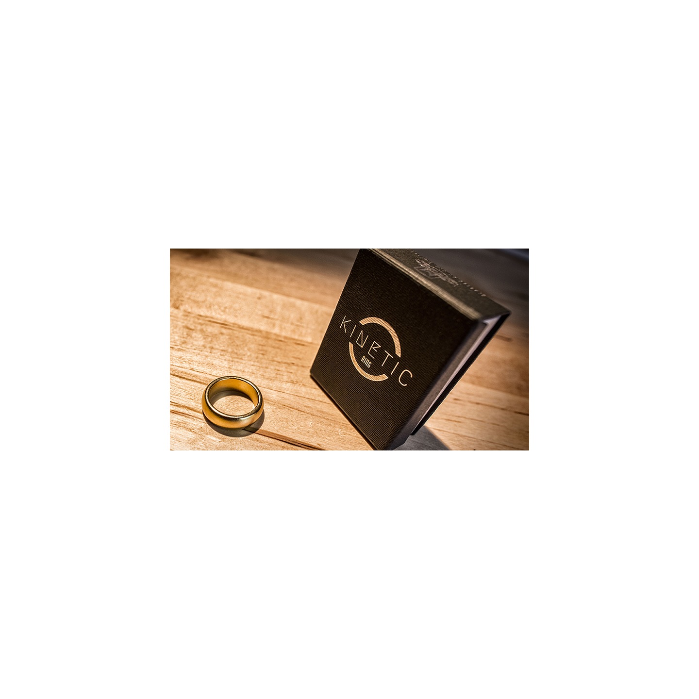 Kinetic PK Ring (Gold) Curved size 10 by Jim Trainer