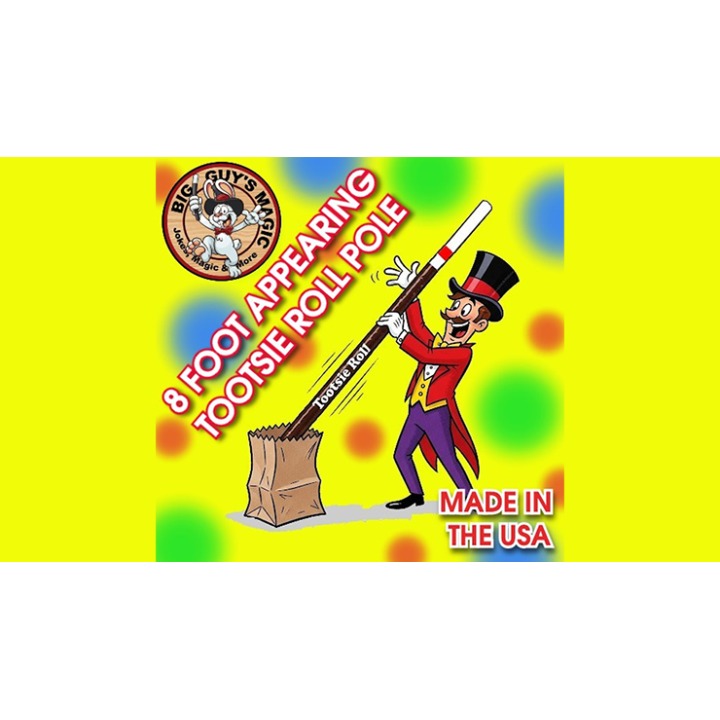 Appearing 8 Foot Tootsie Roll Pole by Big Guys Magic