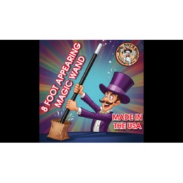 The Appearing 8-Foot Wand! By Big Guys Magic