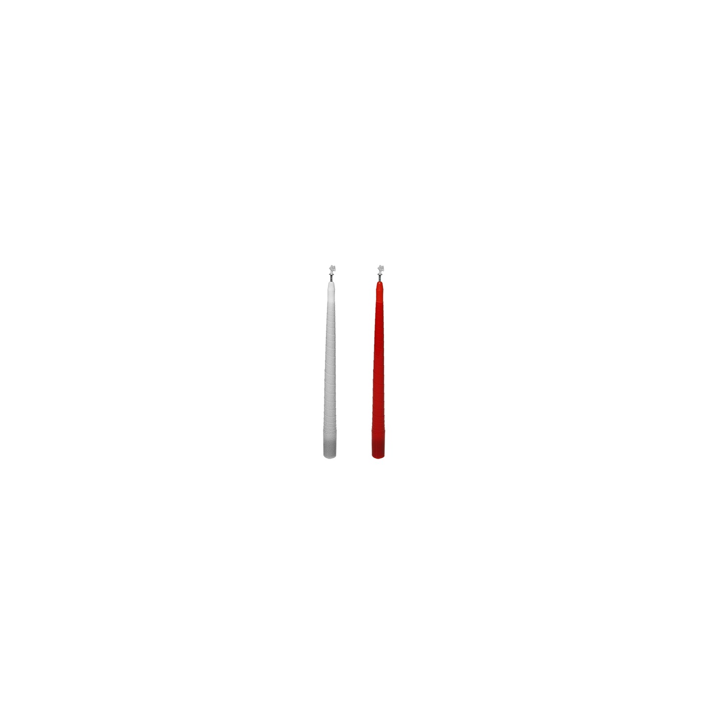 Color Changing and Vanishing Candles (White to Red)