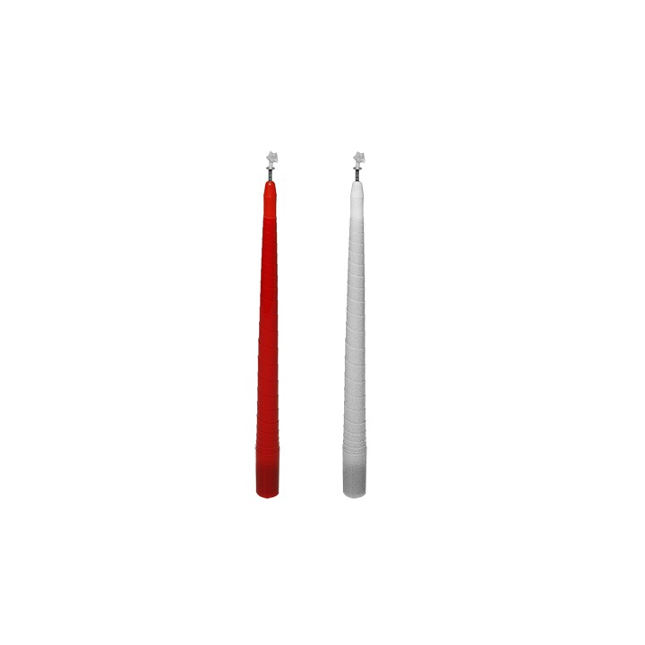 Color Changing and Vanishing Candles (Red to White)