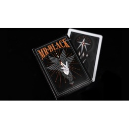 Mr. Black V1 (Black) Playing Cards