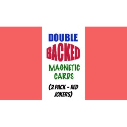 Magnetic Cards (2 pack/Red Jokers) by Chazpro Magic.