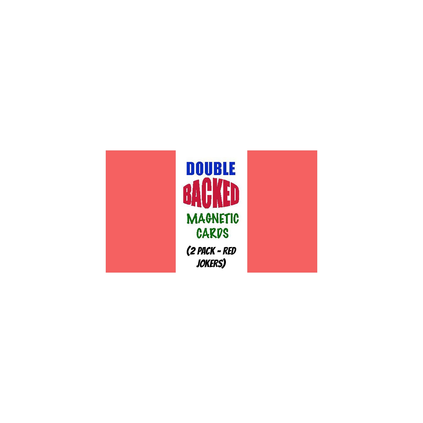 Magnetic Cards (2 pack/Red Jokers) by Chazpro Magic.